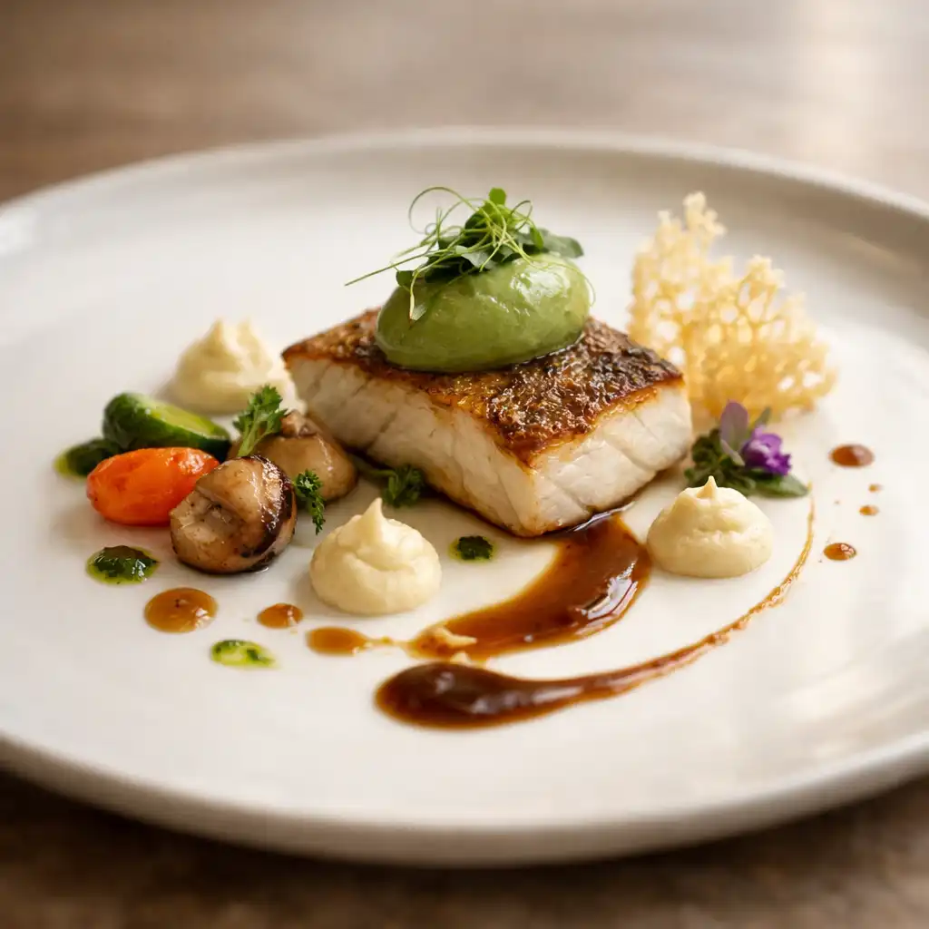 Plat gastronomique français