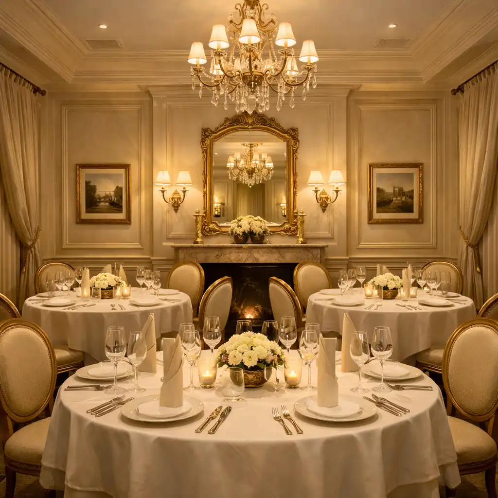 Salle privée élégante