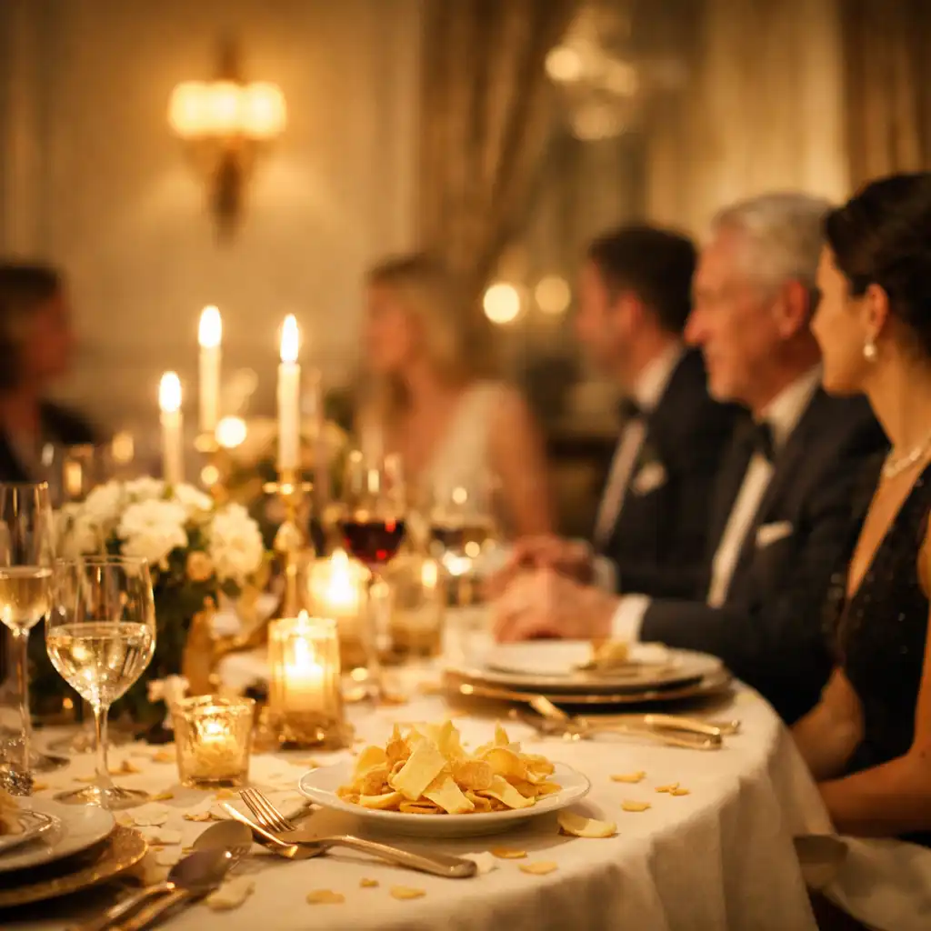 Table privée élégante dans un restaurant gastronomique français